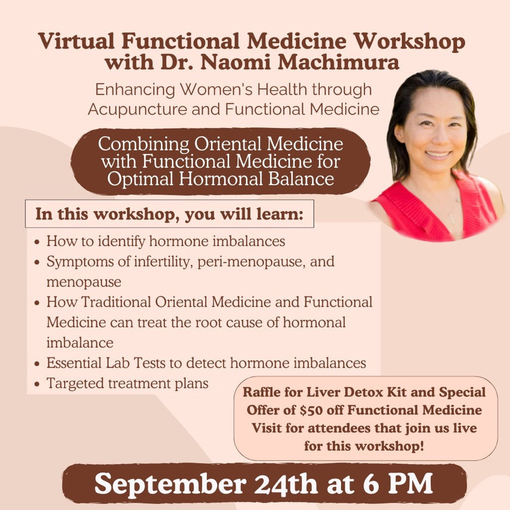 Functional Medicine Workshop - September 24, 2024